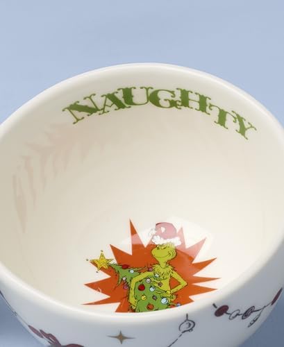 Lenox Merry Grinchmas Porcelain Double Christmas Dip Bowl - Image 4