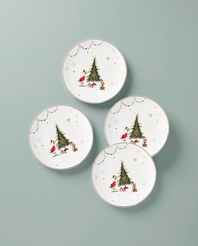 Lenox Merry Grinchmas Porcelain Christmas Dinner Plate Set for 4 - Image 2