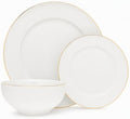 Godinger Dinnerware Set, Gold Rimmed 18-Piece Set - Service for 6 by Godinger