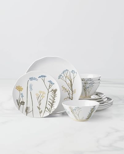 Lenox Wildflowers Stoneware 12-Piece Dinnerware Set for 4 - Image 6