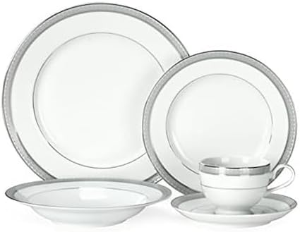 Mikasa Platinum Crown 40-Piece Dinnerware Set, Service for 8 by Mikasa