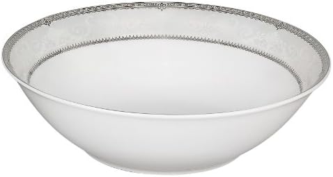 Lorren Home Trends 57-Piece Porcelain Dinnerware Set, Ballo, Service for 8 - Image 2