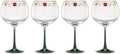 Lenox 898401 Nutcracker Ballet Balloon Wine Glasses, Set of 4, Christmas, Stemware, Festive Holiday by Lenox
