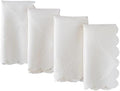 Newbridge Holiday Ribbons Bows Ivory Napkins, Set of 4 by HomeBargainsPlus