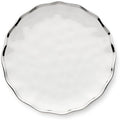 Regency Silver 9-Inch Porcelain Salad Plates – Set of 4 Elegant Silver-Trimmed Plates – Perfect for Appetizers, Salads & Desserts – Durable, Dishwasher-Safe Tableware for Everyday & Formal Dining by CERTIFIEDINTERNATIONAL