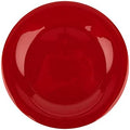 GET 6 1/2" Red Wide Rim Melamine Appetizer Plate (Set of 4) by GET