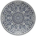 Fortessa Havana Vitrified China Coupe Rimless Plate 4 Pack, Blue, Bread and Butter Plate, 6.25 Inch by Unknown