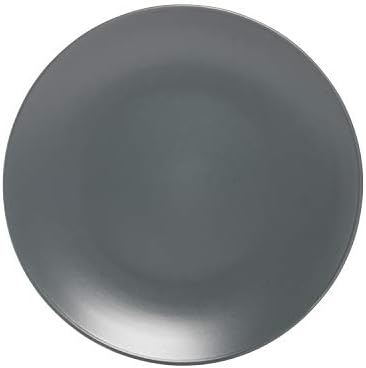 10 Strawberry Street Wazee Matte 8.25" Coupe Salad Plate, Set of 6, Charcoal Gray - Image 4