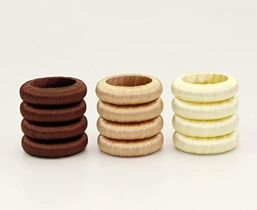 COTTON CRAFT Napkin Rings - 12 Pack Everyday Harvest Napkin Rings - Image 2