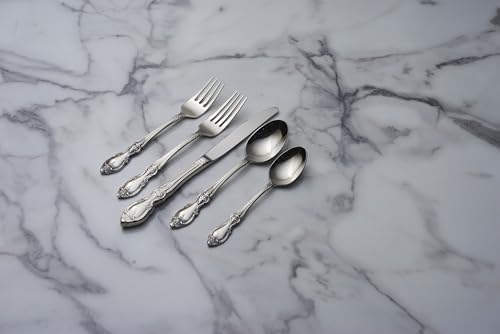 Oneida Louisiana Dinner Forks Silverware Set for 4, Flatware - Image 5