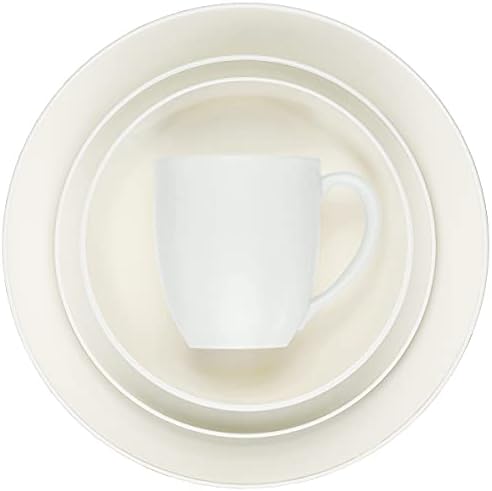 Noritake Colorwave White 4-Piece Coupe Place Setting, Service for 1 - Image 4