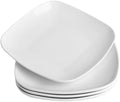 Ceramic Square Dinner Plates,9 Inch Square Serving Plate for Steak, Pasta, Salad, Snacks, Dessert, Appetizer Plates-Set of 4 by KITCHENLESTARaddsmorebeautifulcolourstoyourlife
