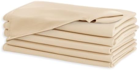 Hiasan Cloth Napkins Set of 6, 20 x 20 Inch, Beige - Image 2