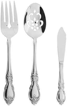 Oneida Louisiana 6-Piece Silverware Serving Set, Flatware - Image 2