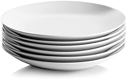 10 Strawberry Street Simply White 7.5" Coupe Salad Plate, Set of 6 - Image 2