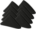 Cloth Napkins Set of 8, 18 x 18 inches, Machine Washable Cloth Napkins, Made of 100% Microfibre,Reusable Dinner Napkins for Restaurants,Weddings,Parties,Every use (Formal Black) by KOFFOTA