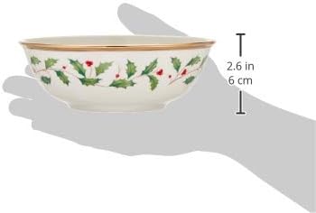 Lenox 883431 Holiday Place Setting Bowl, Red & Green, Christmas Dinnerware - Image 3