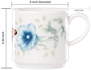 Lenox 890451 Butterfly Meadow 4-Piece Stacking Mug Set - Image 2
