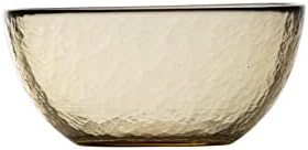 Fortessa Los Cabos Glass Dinnerware Collection, Dessert Snack Bowl (Set of 4), 5 Inch/12.5 oz, Ginger Root by Unknown