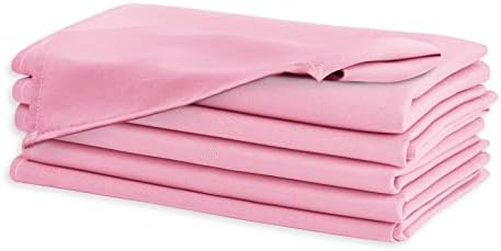 Hiasan Cloth Napkins Set of 6, 20 x 20 Inch, Pink - Image 2