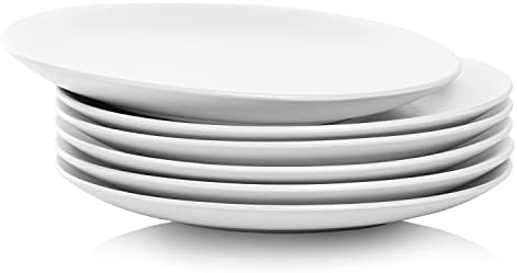 10 Strawberry Street Wazee Matte 10.5" Coupe Dinner Plate, Set of 6, White - Image 2