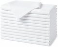 EHouseHome Waterproof Faux Linen Dinner Napkins, Set of 12, 17 x 17, White by EHouseHome