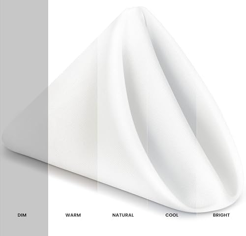 Bulk 288-Pack Cloth Napkins, 17 x 17, Wrinkle Resistant, Sturdy, White - Image 3