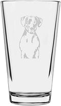 Rhodesian Ridgeback Customizable Dog Themed Etched All Purpose 16oz Pint Glass