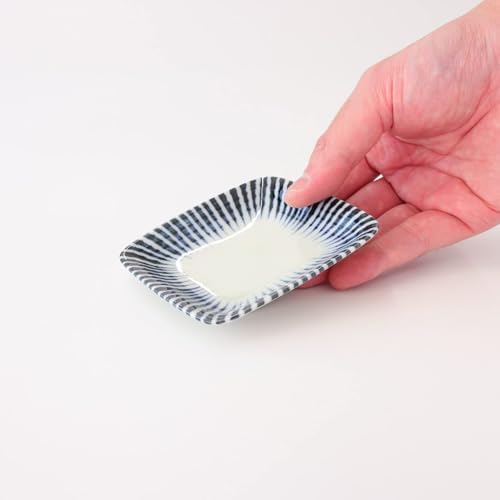 Japanese Sushi Plate Set for 2, Rectangular Plates with Soy Sauce Dishes - Image 6