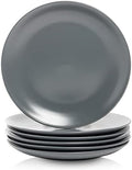 10 Strawberry Street Wazee Matte 10.5" Coupe Dinner Plate, Set of 6, Charcoal Gray by 10StrawberryStreet
