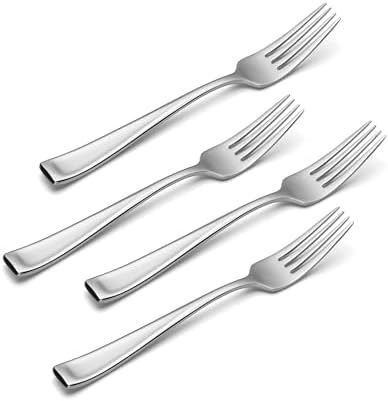 Oneida Moda Dinner Forks Silverware Set for 4, Flatware - Image 3