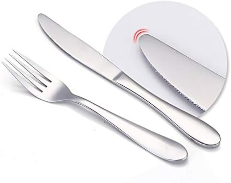 VANRA 4-Piece Children Knives Set Stainless Steel Kids Dinner Knife Child Silver Cutlery Set 6.8-inch (4 knives) - Image 3