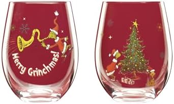 Lenox Merry Grinchmas Glass Tumblers, Christmas Set of 4, 4.75 Inch - Image 4
