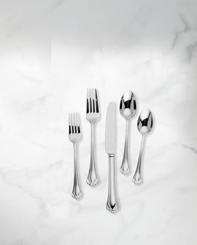 Lenox Alcott 89-Piece 18/10 Silverware Set for 12, Flatware - Image 4