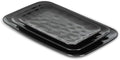 vicrays Ceramic Rectangle Serving Platters - 14" 12" 10" Porcelain Serving Trays Plates for Party BBQ Appetizers Sushi Dessert - Microwave Oven and Dishwasher Safe - Set of 3 Bright Black by VicraysCeramic