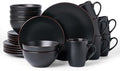 Famiware Venus Dinnerware Sets with Mugs, Ceramic Plates and Bowls for 6 by Famiware