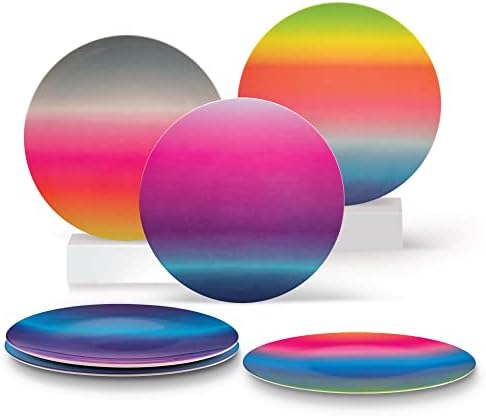 French Bull Melamine Assorted Plates-6 Piece Set -Melamine Dinnerware-Platter, Serving, Party, Platter, Dish (11" Dinner Plate, Aurora) - Image 2