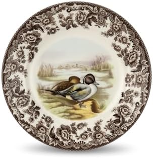 Spode – Woodland – Salad Plate - Pintail - Brown/White by Spode