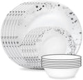 Corelle Monochromatic 18-Piece Round Dinnerware Set, Service for 6 by Corelle