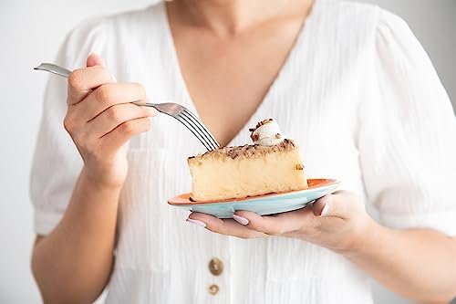 Annovero Dessert Plates, 6 Inch, Dishwasher & Microwave Safe, Set of 6 - Image 2