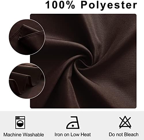 Hiasan Cloth Napkins Set of 6, 18 x 18 Inch, Chocolate - Image 4