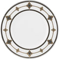 Lenox Vintage Jewel Platinum Banded Bone China Accent Plate 9", White - by Lenox