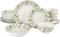Martha Stewart Plates and Bowls Set, 16 Piece Dinnerware Set for 4, Blue by MarthaStewart