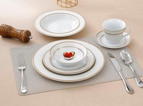 Lorenzo Amelia 57-Piece Dinnerware Set, Service for 8 - Image 3
