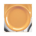 Yanco MS-107YL Mile Stone Narrow Rim Round Plate, 7.25" Diameter, Melamine, Yellow Color, Pack of 48