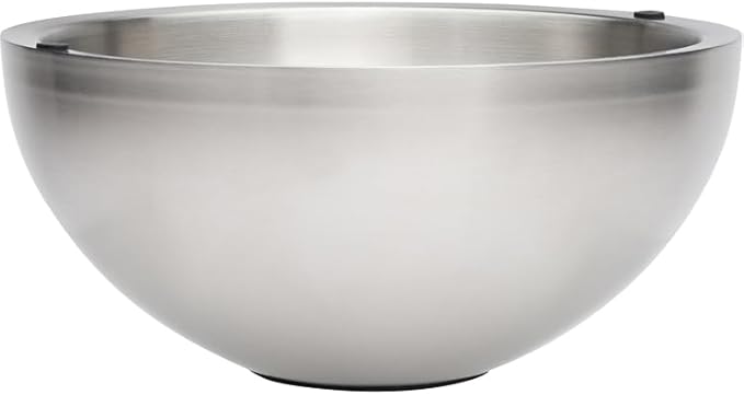 Dip Chiller Bowl - 35oz Capacity - Frozen Ice Stainless Steel Party Serving Bowl - Insulated Dip Dish Platter Keeps Salsa, Guacamole, Condiments, Sauces, Salad & Food Hot or Cold (1 Bowl)