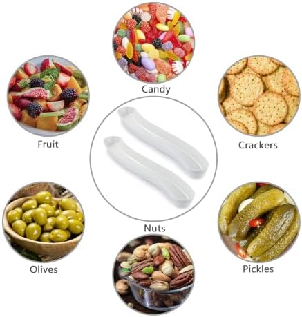 2 Pack Olive Dish, 17-Inch Ceramic Appetizer Tray for Charcuterie Board - Image 3