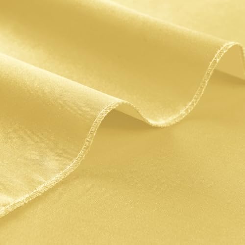 Gold Satin Napkins & Napkin Rings Set, 100 Pack, 12x12 Inch - Image 7
