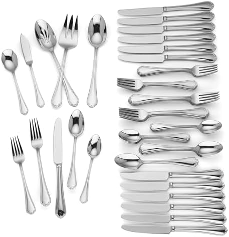 Lenox Chelse Muse 65-Piece 18/10 Silverware Set for 12, Flatware - Image 2