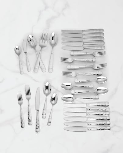 Lenox Eastwood 65-Piece 18/10 Silverware Set for 12, Flatware - Image 5